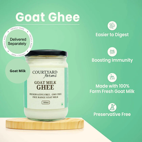 Goat Milk Ghee (Delivered Separately Next Day)