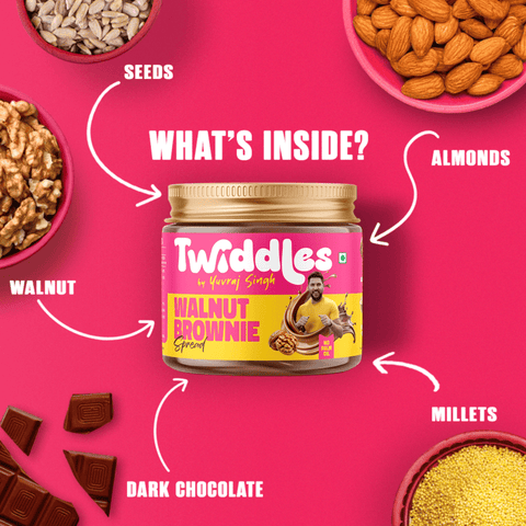 Twiddles Walnut Brownie Spread 100grams