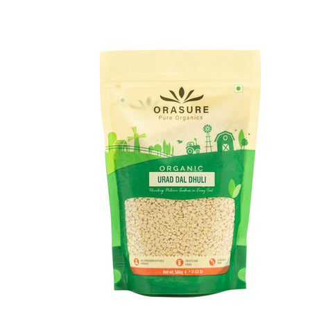 Orasure Organics Urad Split (White)