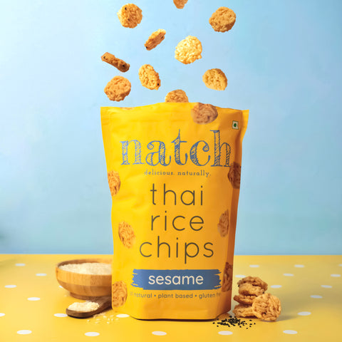 Thai rice chips - sesame