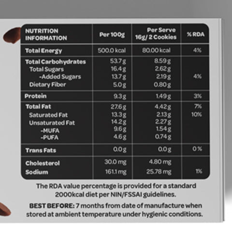GoGrub Millet Choco Chip Cookies 64 grams