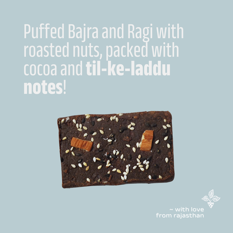Bajra-Ragi Cocoa-Sesame Bar