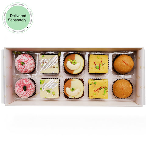 SUGAR FREE MITHAI - BOX OF 10 (Delivered Separately)