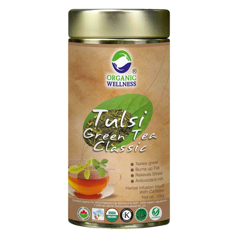 OW Tulsi Green Tea Classic (Tin)