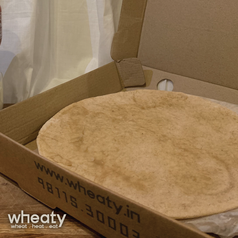 Whole Wheat Thin Pizza Base (100% Atta)